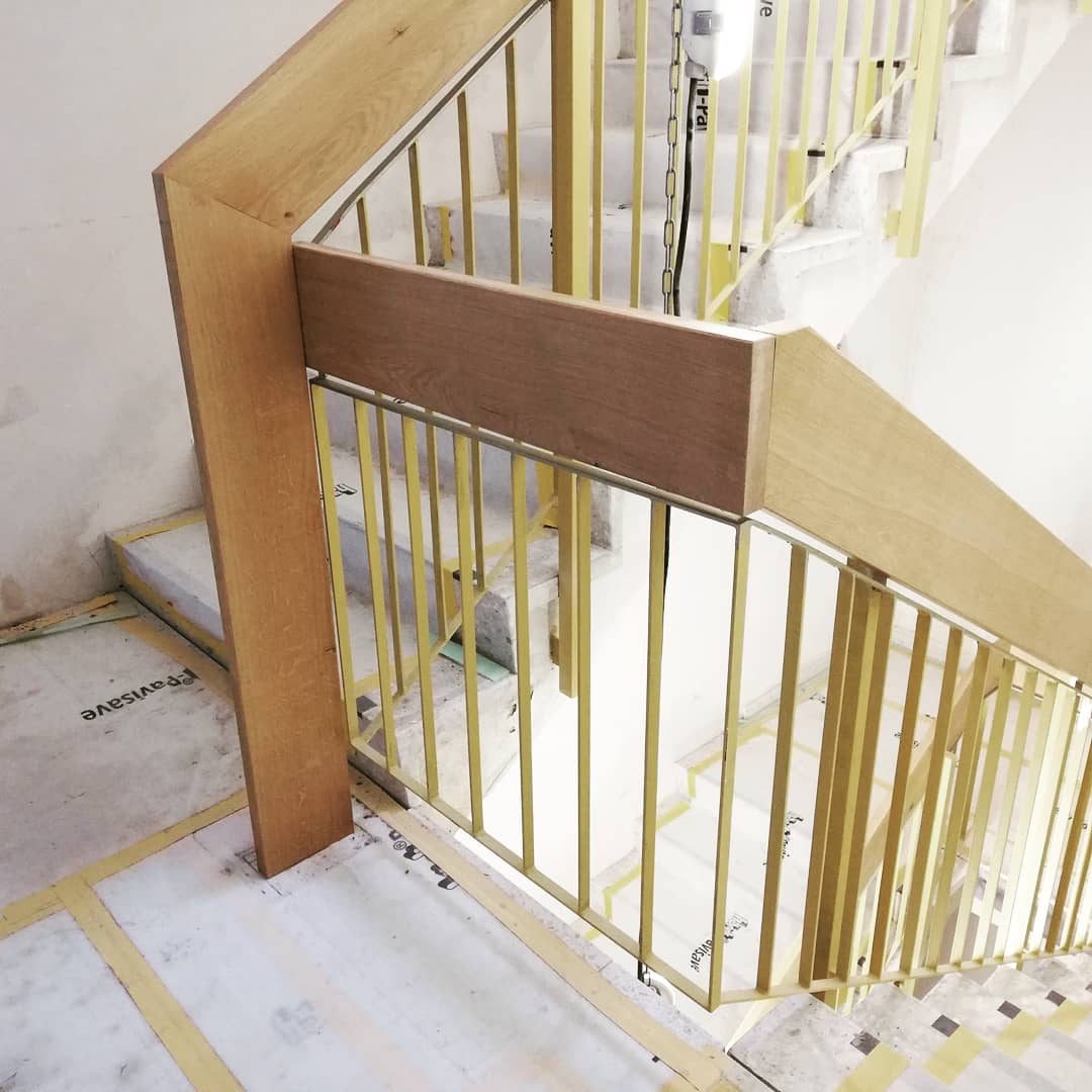 Treppenhandläufe aus Eiche